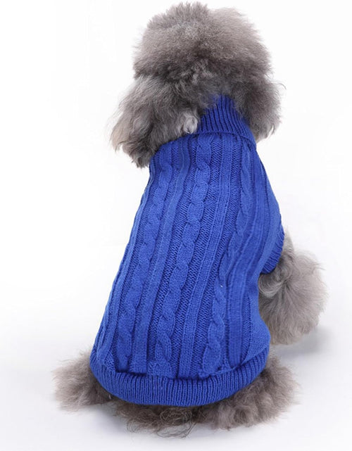 Load image into Gallery viewer, Small Dog Sweaters Knitted Pet Cat Sweater Warm Dog Sweatshirt Dog Winter Clothes Kitten Puppy Sweater
