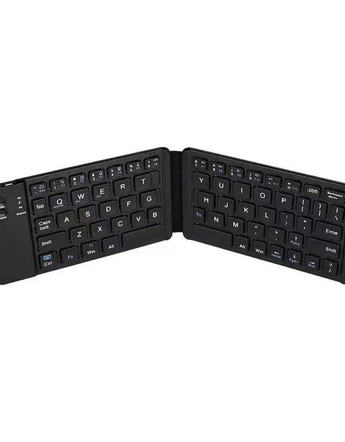 Load image into Gallery viewer, Wireless Folding Keyboard Bluetooth Keyboard with Touchpad for Windows, Android, Ios,Phone,Multi-Function Button Mini Keyboard
