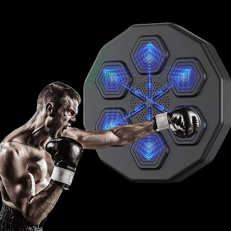 1 Set Smart Music Boxing Machine Adult/Children Sports Fitness Boxing Trainer Home Exercise Response Training Boxing Wall Target