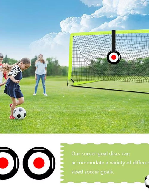 Load image into Gallery viewer, Football Training Target Equipment Soccer Target Training Equipment Adjustable Football Top Corner Target Tray for Home Outdoor
