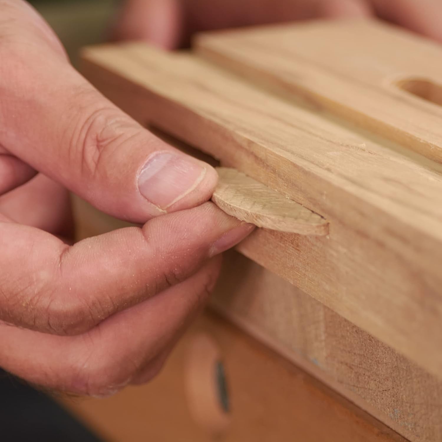 100Pcs Beechwood Joining Biscuits (No. 10) for Woodworking, Joinery, and Furniture Framing, BSC/10/100