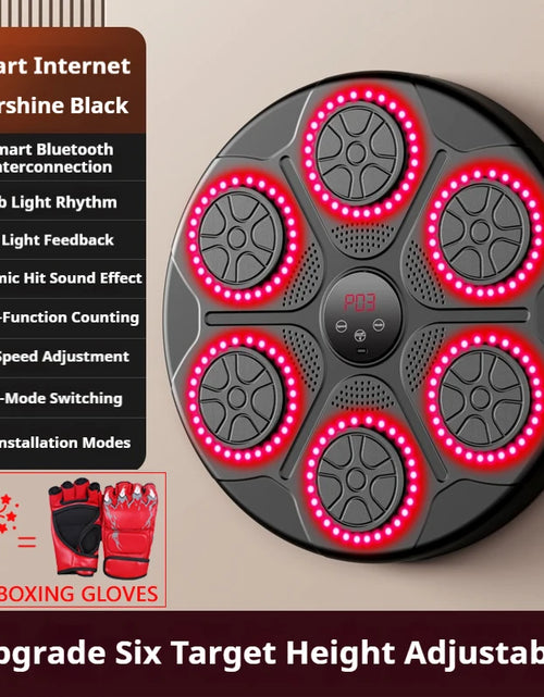 Load image into Gallery viewer, New Music Boxing Machine Smart Bluetooth Wall Mounted Music Boxing Trainer Gym Home Electronic Boxing Target Punching Equipment
