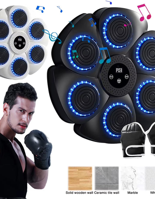 Load image into Gallery viewer, Music Boxing Machine Boxing Reaction Wall Target Wall Mounted Boxing Training Punching Equipment Type C Charging for Kids Adults
