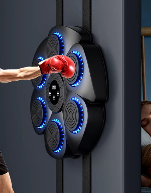 Load image into Gallery viewer, Music Boxing Machine Boxing Reaction Wall Target Wall Mounted Boxing Training Punching Equipment Type C Charging for Kids Adults
