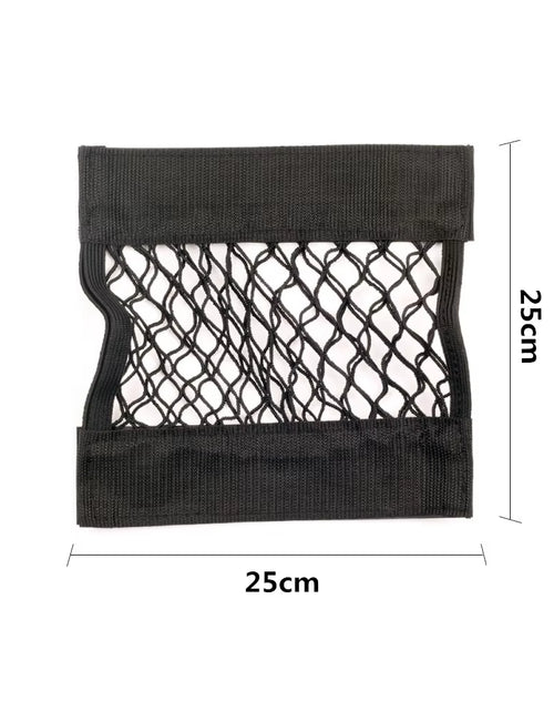 Load image into Gallery viewer, Car Back Rear Mesh Trunk Seat Elastic String Net Magic Sticker Universal Storage Bag Pocket Cage Auto Organizer Seat Back Bag
