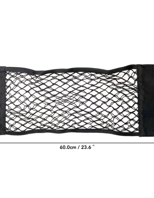 Load image into Gallery viewer, Car Back Rear Mesh Trunk Seat Elastic String Net Magic Sticker Universal Storage Bag Pocket Cage Auto Organizer Seat Back Bag
