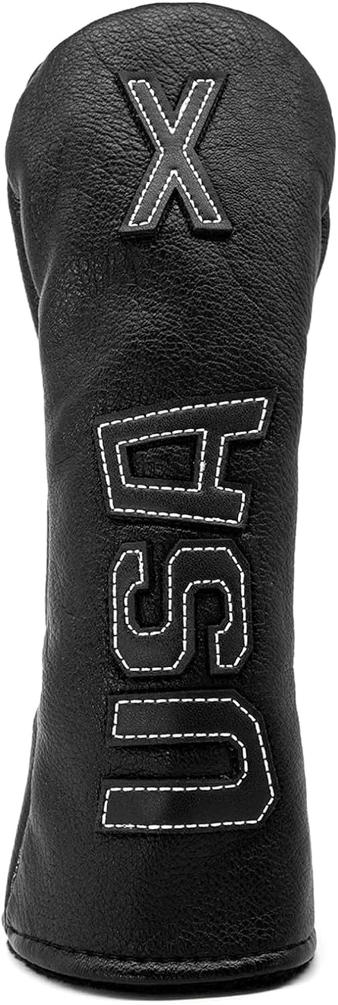 Golf Club Head Covers,Golf Headcovers Leather Golf Wood Covers for Divers Fairway Woods Hybrids(Ut) with Number Tag 3 5 7 X,Golf Iron Covers for Men Women