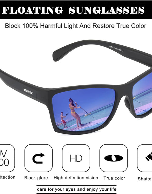 Load image into Gallery viewer, Floating Polarized Fishing Sunglasses for Men Surfing Kayaking UV Protection Unsinkable Water Sport Sun Glasses
