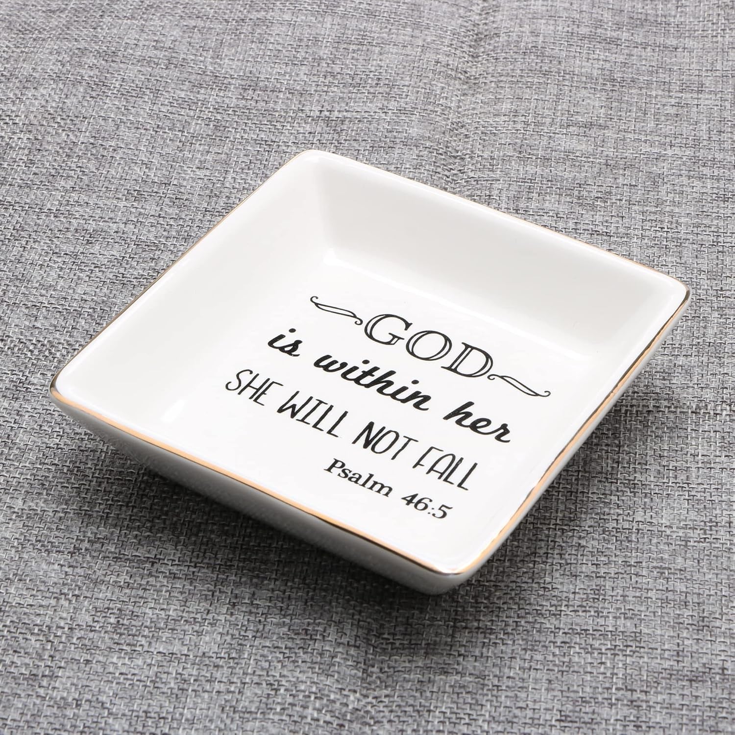 Friend Jewelry Dish Home Decor Trinket Dish- Best Friendship Gifts-Cute Classy Fashion Gifts for Birthday Chrismas Women Men