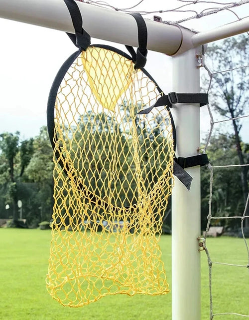 Load image into Gallery viewer, 1 Pcs Youth Football Aiming Net Football Training Shooting Target Improve Hit Net Football Net Foldable Net Football Goal Net
