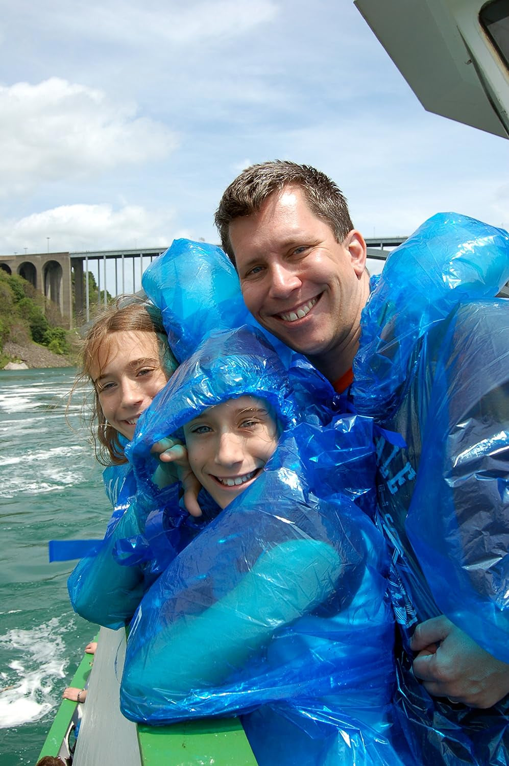 Rain Ponchos Family Pack | Emergency Raincoat Drawstring Hood Poncho for Children and Adults | Lightweight Reusable or Disposable