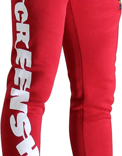 Load image into Gallery viewer, Mens Hip Hop Premium Classic Fit Urban Fleece Pants - Street Fashion Sweatpants Ribbed Wasteband with Drawstring
