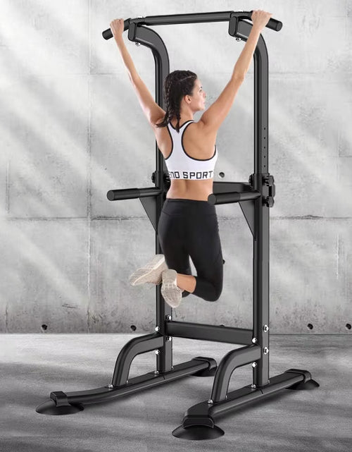 Load image into Gallery viewer, Power Tower Dip Station Pull up Bar for Home Gym Adjustable Height Strength Training Workout Equipment,Pull up Bar Station
