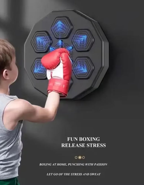 Load image into Gallery viewer, 1 Set Smart Music Boxing Machine Adult/Children Sports Fitness Boxing Trainer Home Exercise Response Training Boxing Wall Target
