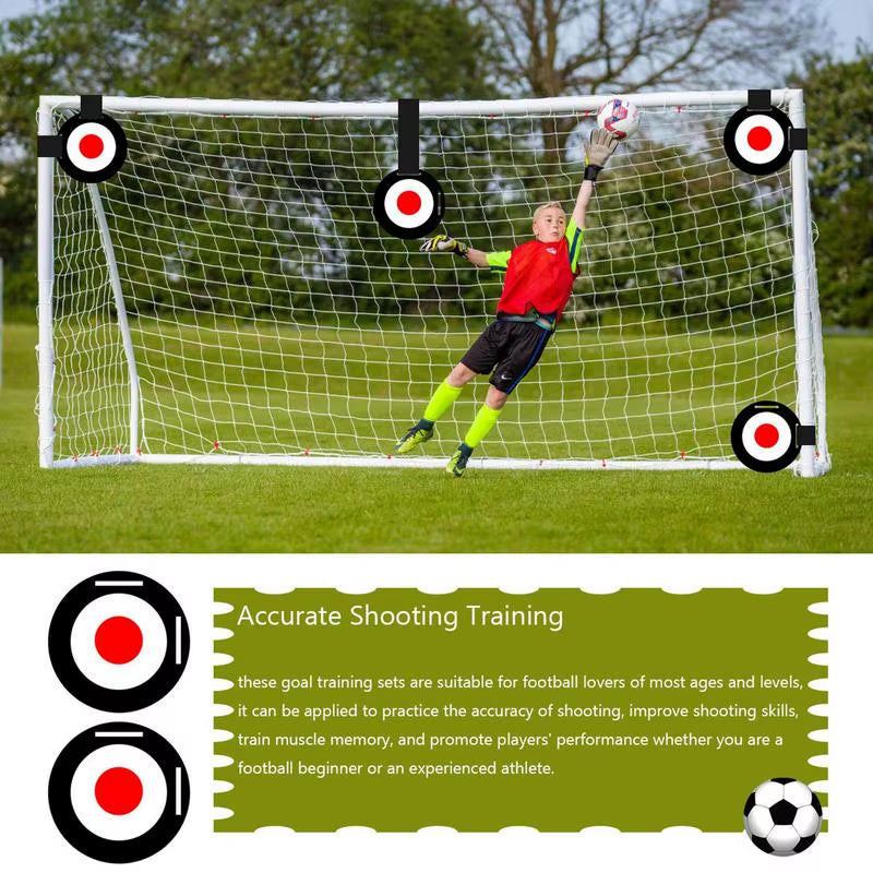 Football Training Target Equipment Soccer Target Training Equipment Adjustable Football Top Corner Target Tray for Home Outdoor