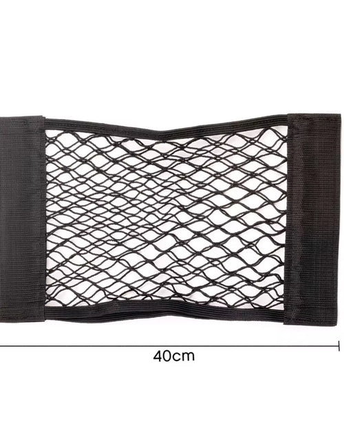 Load image into Gallery viewer, Car Back Rear Mesh Trunk Seat Elastic String Net Magic Sticker Universal Storage Bag Pocket Cage Auto Organizer Seat Back Bag
