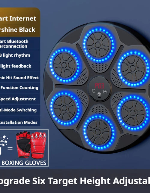 Load image into Gallery viewer, New Music Boxing Machine Smart Bluetooth Wall Mounted Music Boxing Trainer Gym Home Electronic Boxing Target Punching Equipment
