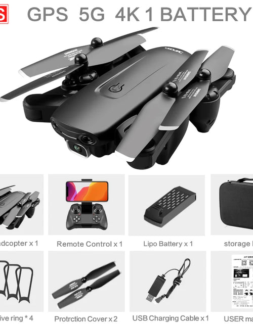 Load image into Gallery viewer, F6 GPS Drone 4K Camera HD FPV Drones with Follow Me Wifi Optical Flow Foldable RC Quadcopter Professional Dron Toys
