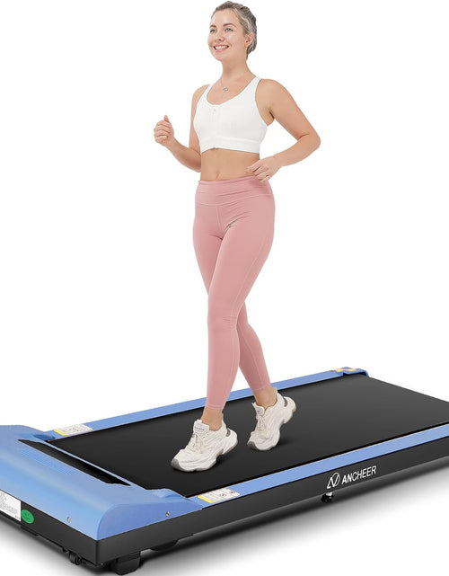 Load image into Gallery viewer, Walking Pad 2.5HP under Desk Treadmill 300Lbs Weight Capacity with Remote Control, Compact Electric Treadmill for Home/Gym/Office with LED Screen, Ultra-Quiet/Installation-Free
