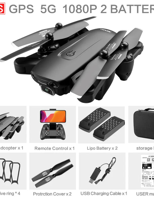 Load image into Gallery viewer, F6 GPS Drone 4K Camera HD FPV Drones with Follow Me Wifi Optical Flow Foldable RC Quadcopter Professional Dron Toys
