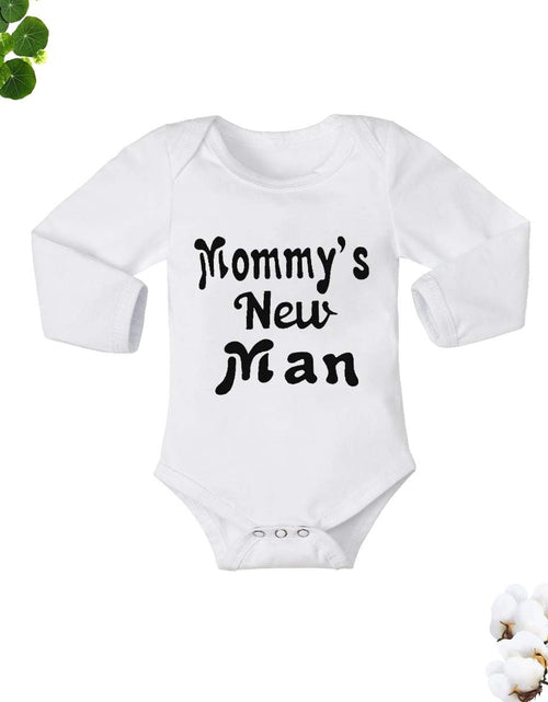 Load image into Gallery viewer, Baby Boy Clothes Letter Print Long Sleeve Romper+Camouflage Pants+Hat 3PCS Outfits Set
