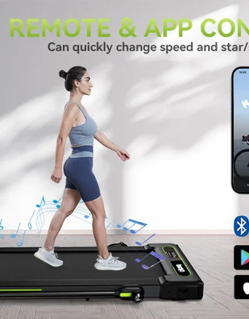 Load image into Gallery viewer, 2.5HP 2 In1 Foldable Treadmill with Display Screen Portable Walk Pad Electric Running Walking Pad for Home Fitness R46101
